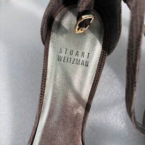 Stuart Weitzman Classic Lace-Up Sandals – Size 6 – Olive Green